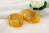 Haldi Glass Bangles
