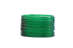 Green Glass Bangles - Set of 24