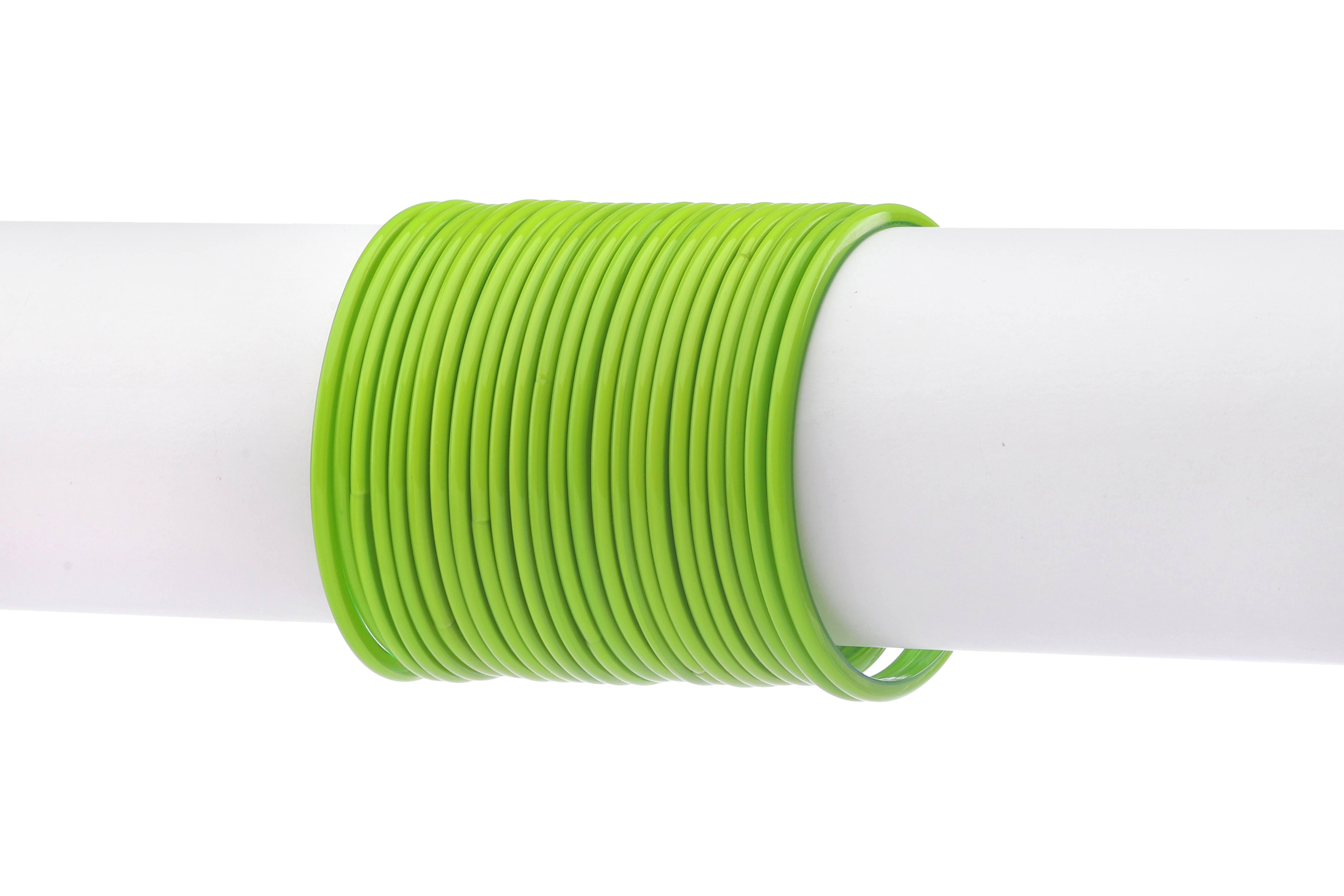 Parrot Green bangles side