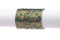 Radium Glass Bangles with Everlasting Golden Polish – Set of 24 + 4 Extra