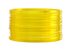 Yellow Transparent Glass Bangles – Pack of 24