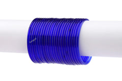 Blue Glass Bangles
