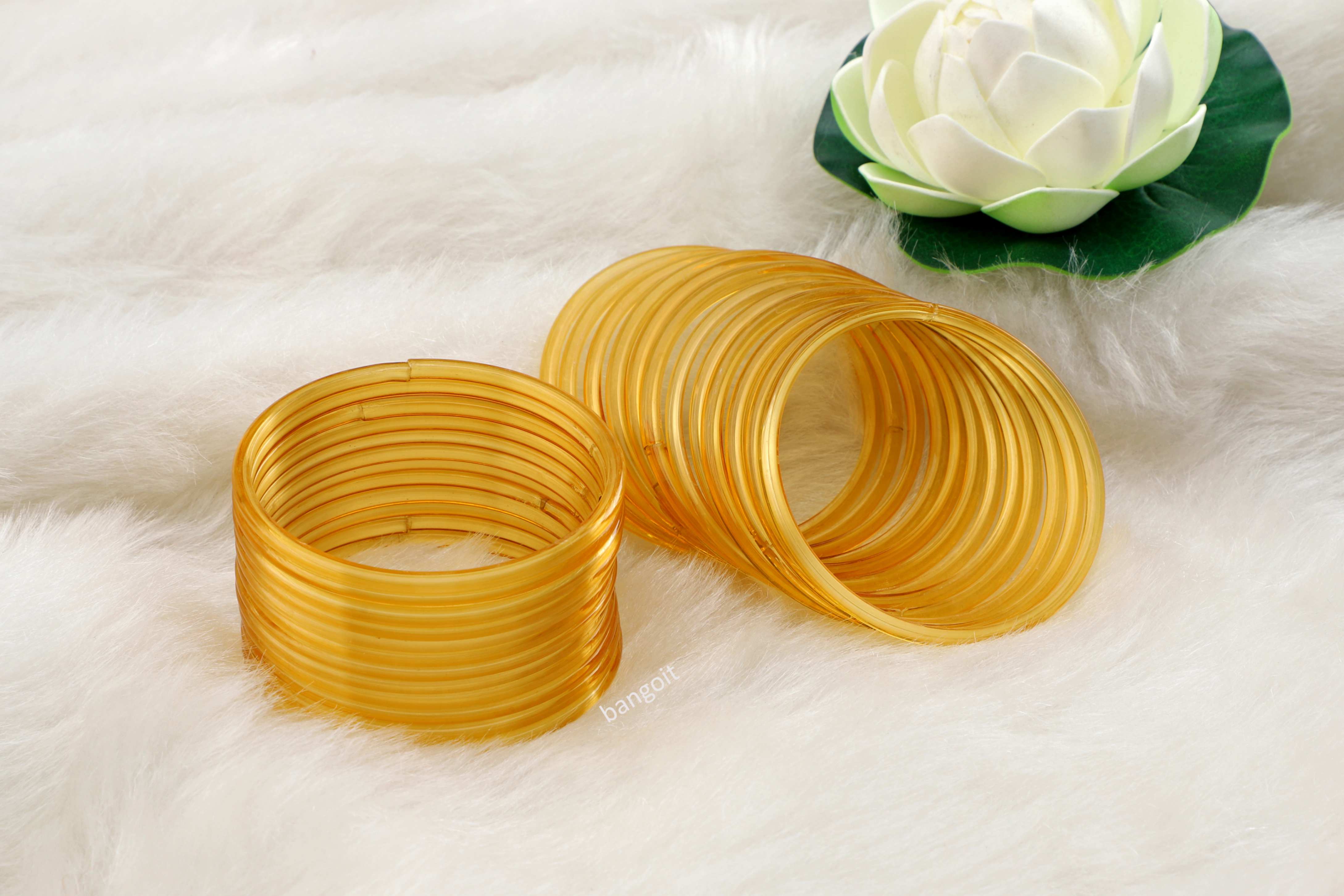 Haldi Glass Bangles