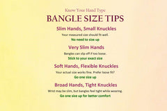 how to measure bangle size